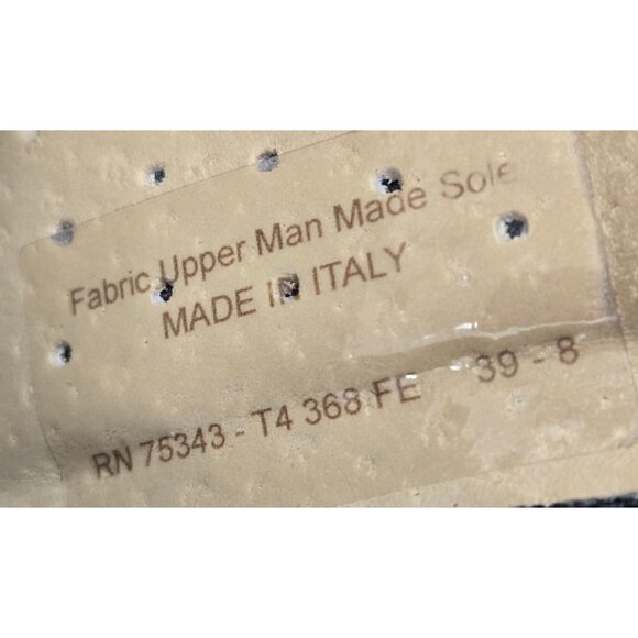 Fly Flot Ladies Black Mesh Slip_On Clogs Size 39/8.5 - Picture 5 of 6